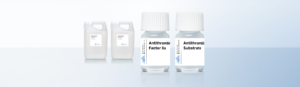 OEM clients may buy Antithrombin in bulk or in vials. The product consists of FXa and a substrate.